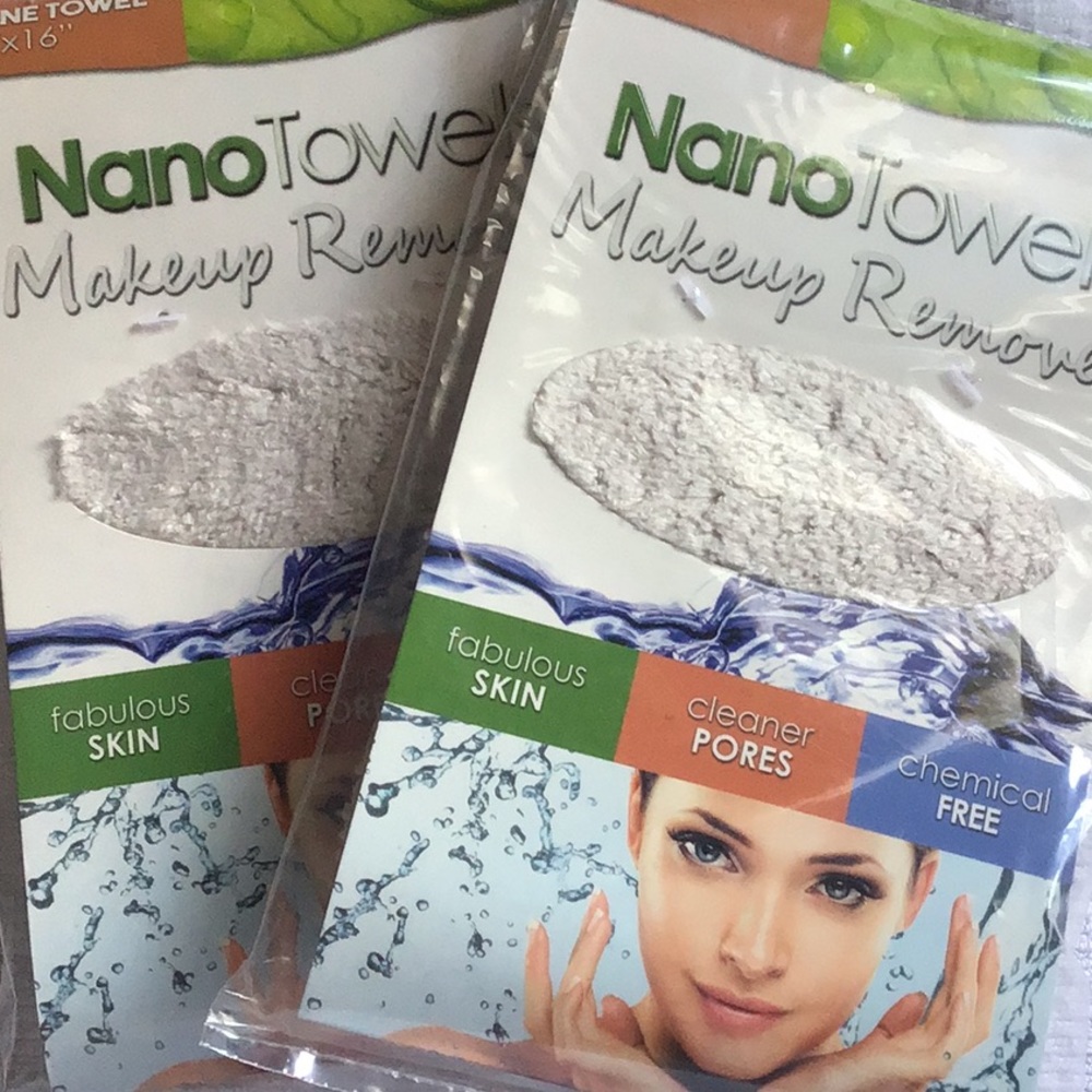 2 NANO TOWELS Makeup Remover Cloths NWT